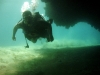 Through the overhangs